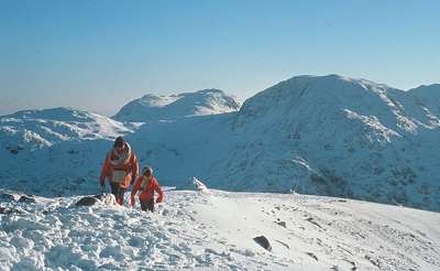 Winter walking on Green Gable